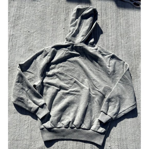 Collusion Mens Small Gray Sweater Hoodie Long Sleeve Drawstring Fleece - Picture 2 of 8